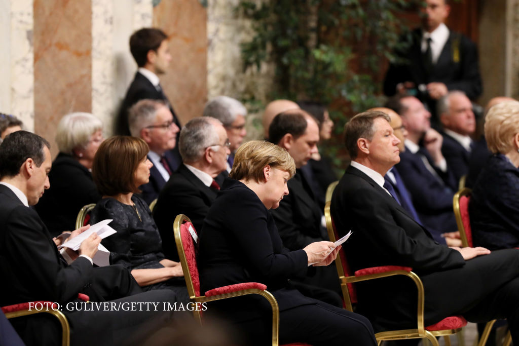 Iohannis si Merkel la Vatican
