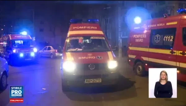 Incendiul de la un hotel din centrul Capitalei a lasat in urma trei victime. O femeie a fost dusa la spital cu arsuri