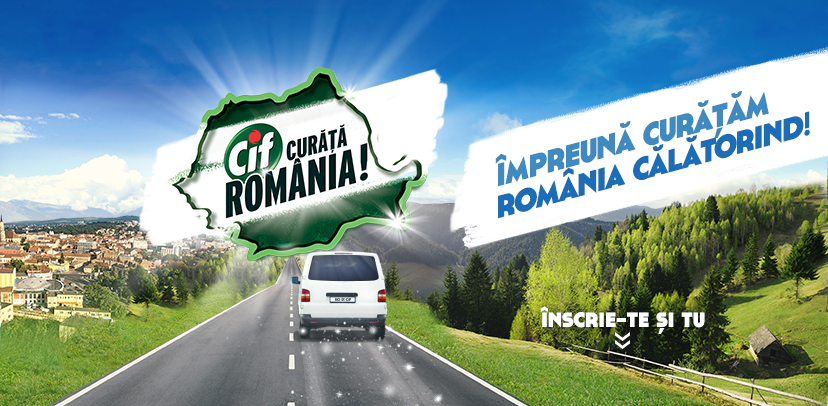 Cif lanseaza programul "Impreuna curatam Romania calatorind"
