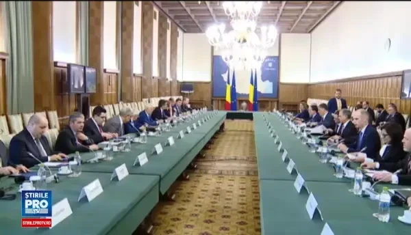 Premierul Sorin Grindeanu s-a intalnit la Guvern cu sefii marilor companii americane prezente in Romania