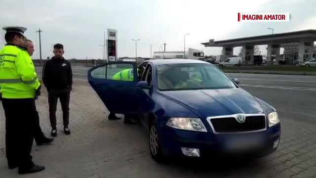 Tanar din Focsani, audiat dupa ce a amenintat un sofer cu pistolul. Ce au mai gasit politistii in masina sa