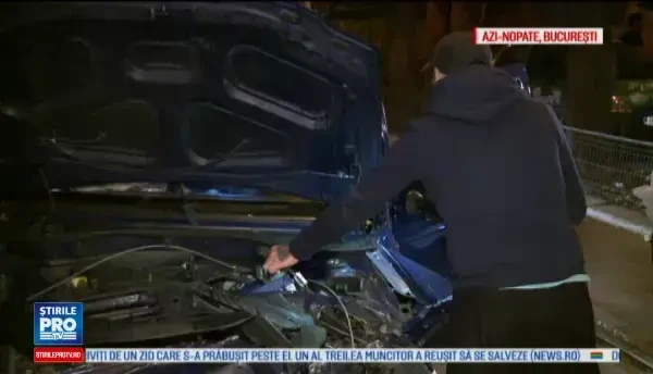 Accident grav in sectorul 2 al Capitalei. Un barbat a pierdut controlul volanului cu cativa metri inainte sa ajunga acasa