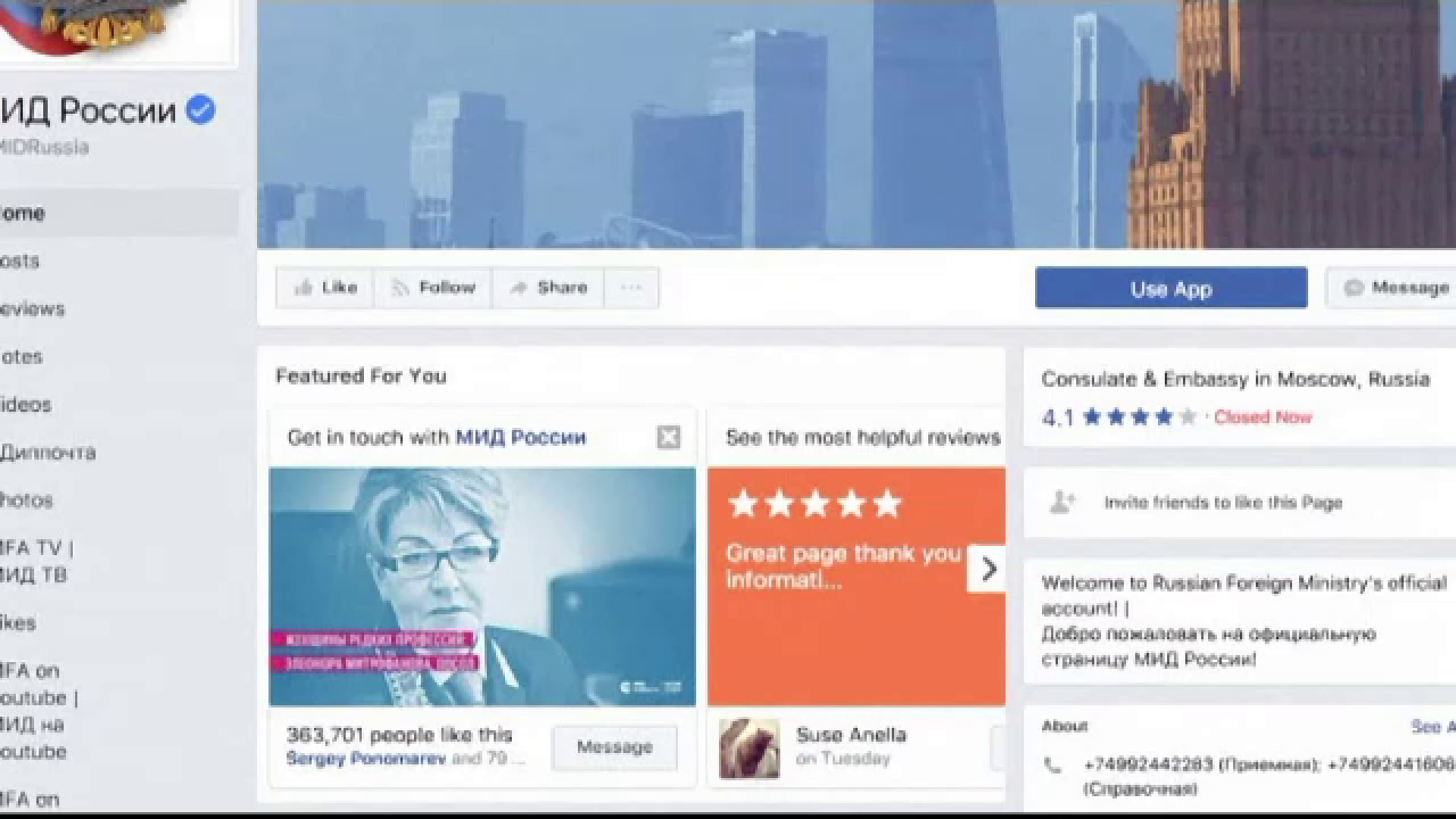 MAE rus, de 1 aprilie: "Ati sunat la ambasada Rusiei. Daca doriti sa folositi serviciile hackerilor rusi, apasati tasta 2"