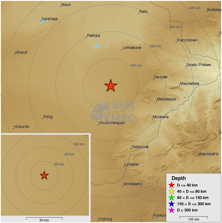 Cutremur cu magnitudinea 6,8, in Botswana. Seismul a fost resimtit in tot sudul Africii