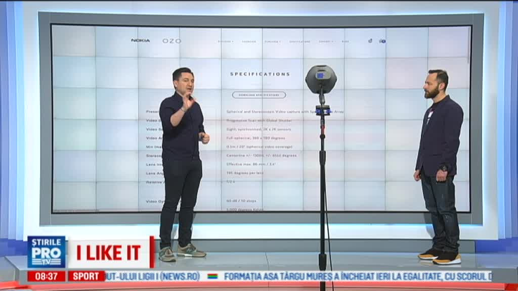 iLikeIT. Demonstratie LIVE cu Nokia Ozo, camera care face broadcast in format 360 de grade pe Facebook