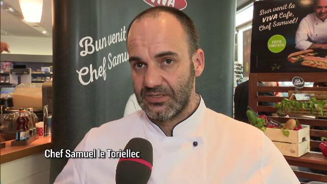 (P) Chef Samuel le Torriellec a pregatit trei noi sandwich-uri pentru clientii benzinariilor OMV. Ce vor contine acestea