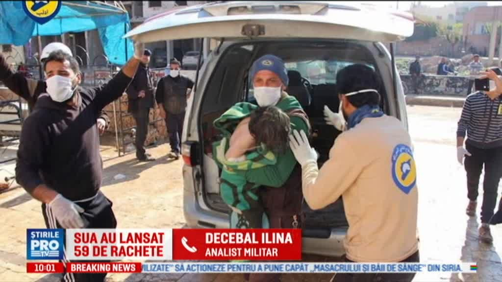 Generalul Decebal Ilina, la Pro TV: "Ce ar fi putut sa castige al-Assad folosind gazul sarin impotriva propriului popor?"