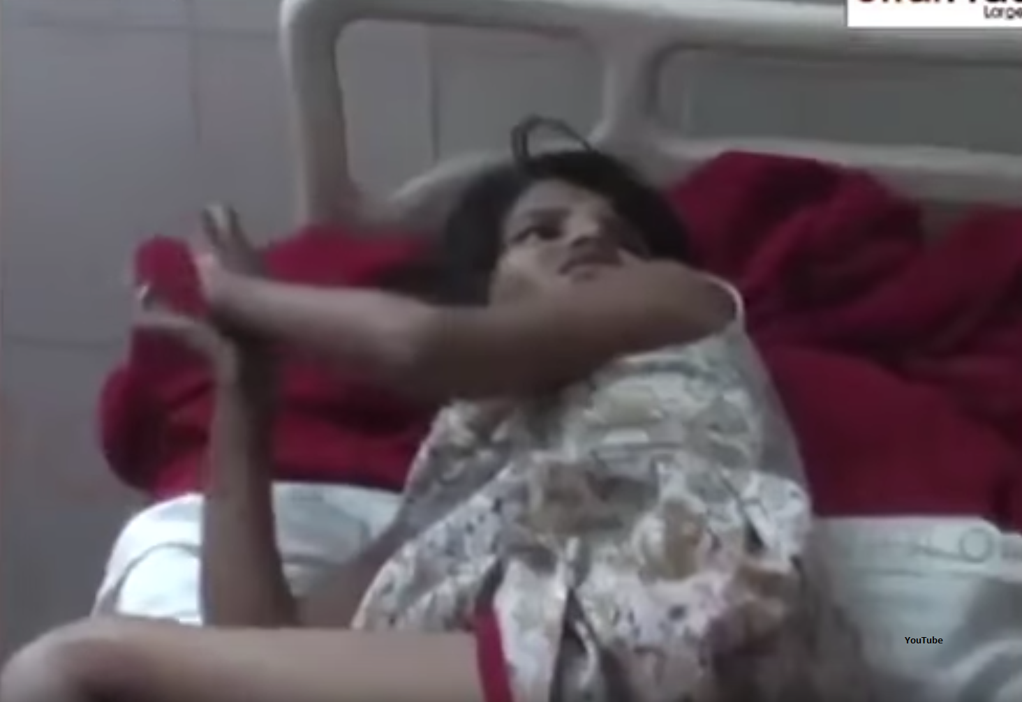 Fetita de 8 ani, salvata de autoritati dupa ce a trait in salbaticie aproape toata viata. Cum se comporta acum. VIDEO