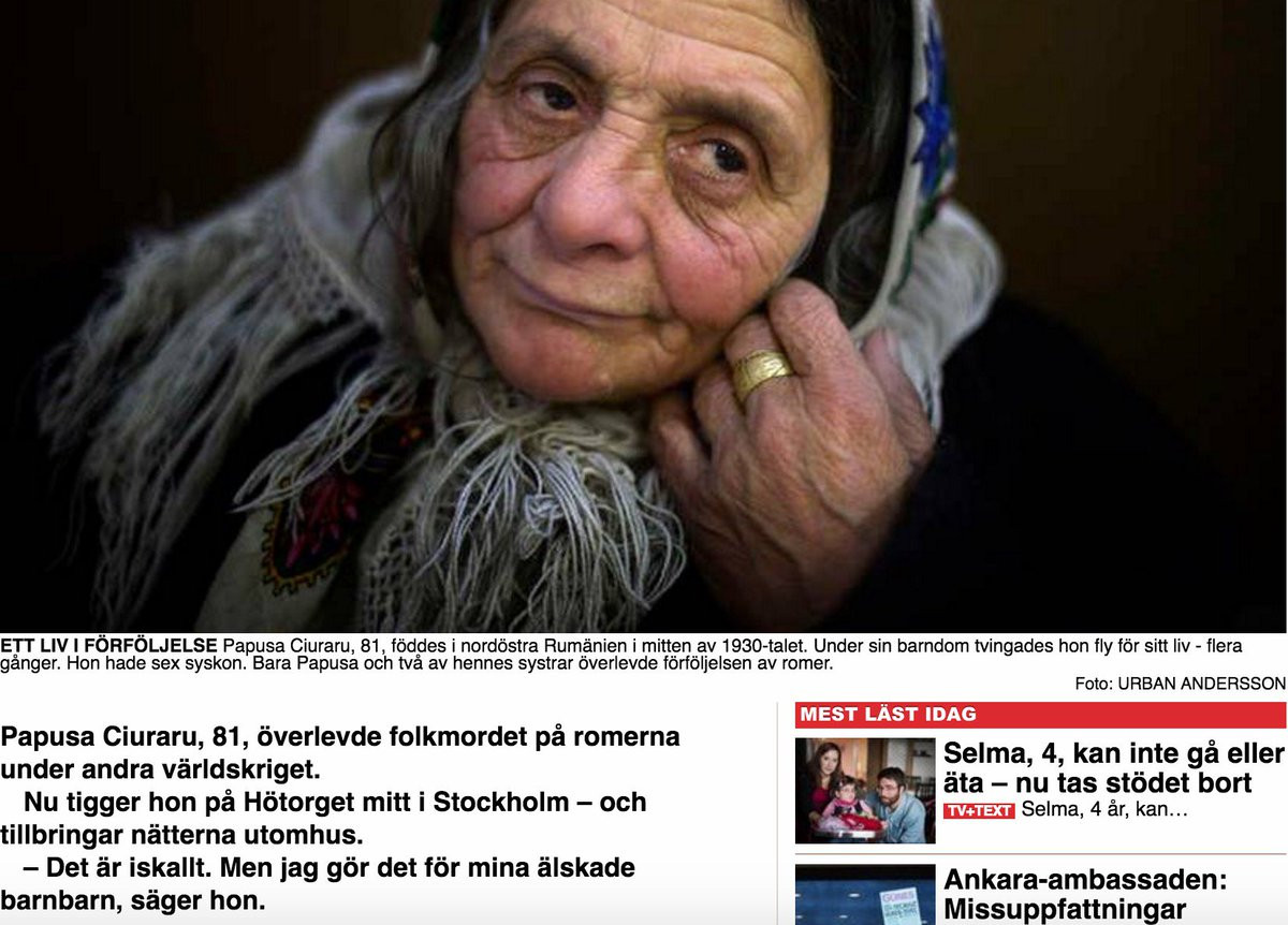 O cersetoare de 83 de ani din Romania, ranita in atacul din Stockholm. "A fost un prost, a intrat in leii aia urati"