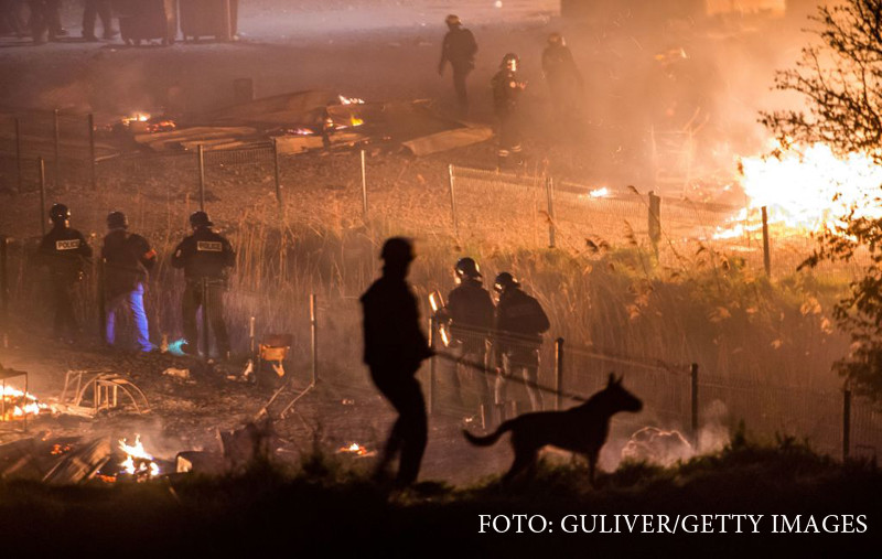 incendiu Grande-Synthe