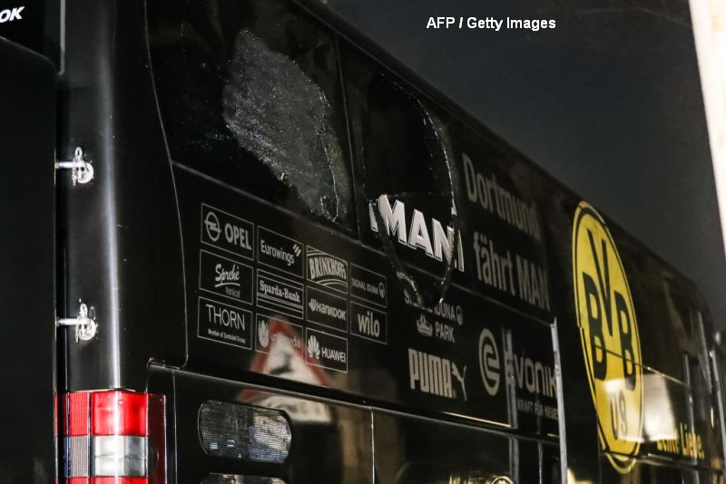 Un tanar de 28 de ani, arestat pentru atacul vizand autocarul Borussiei Dortmund. Ar fi vrut sa faca bani atacand echipa