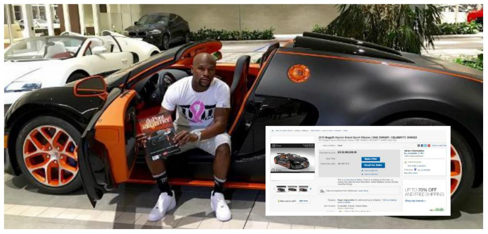 N-a ramas fara bani, dar nu prea mai are loc in garaj :) Mayweather si-a pus la vanzare doi dintre bolizi. Cati bani cere