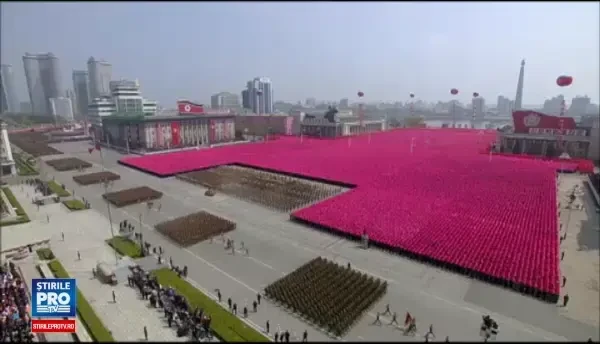 Parada militara de amploare in Coreea de Nord. SUA, amenintate cu un atac nuclear: Suntem pregatiti sa ripostam