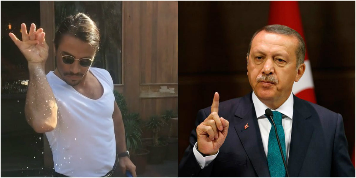 Imaginea zilei. Cum a votat "Salt Bae" la alegeri. Fotografia din momentul introducerii buletinului in urna s-a viralizat imediat
