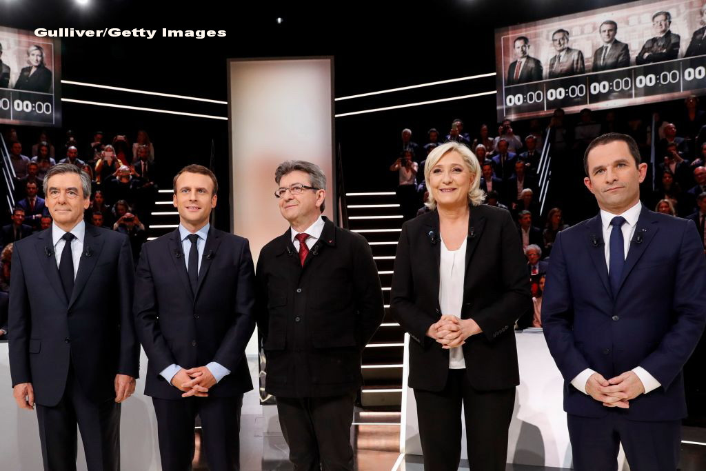 Alegeri prezidentiale in Franta. Sondajele arata diferente mici intre primii 4 candidati, la primul tur electoral de duminica