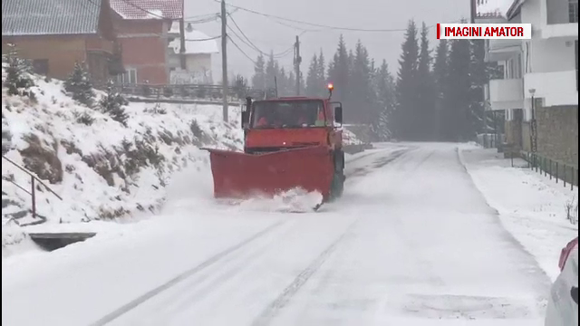 Vine iarna. Cod galben și PORTOCALIU de viscol și ninsoare în toată țara