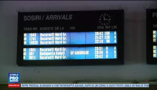 Trenuri intarziate si drumuri blocate de ninsori. Reactia unei americance: Am stat in tren in Brasov timp de 5 ore