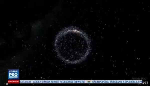 Sute de mii de obiecte spatiale calatoresc in jurul Pamantului cu o viteza naucitoare. Cum vor sa le adune expertii