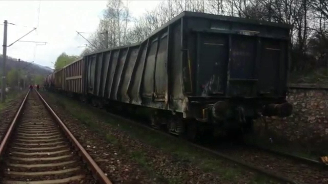 Vagoanele care au deraiat la inceputul lunii, provocand moartea a doi mecanici, au sarit din nou de pe sine