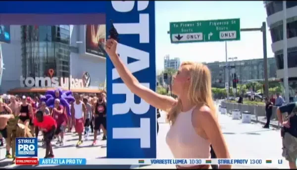 Filmul Baywatch a fost promovat printr-un maraton in slow-motion, primul din lume, in Los Angeles. Cum s-a ales castigatorul