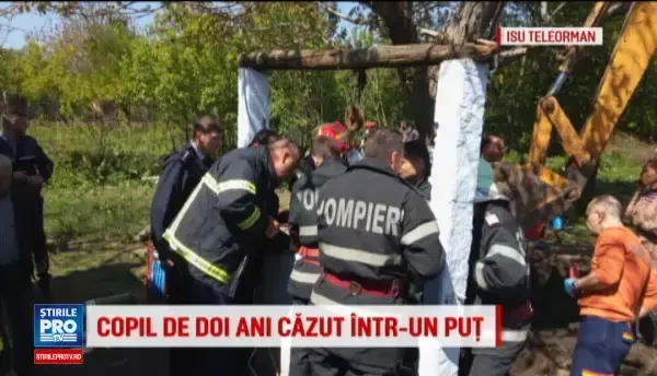 Purtatorul de cuvant al Inspectoratului pentru Situatii de Urgenta Teleorman, Adrian Dragomir, despre copilul cazut in put