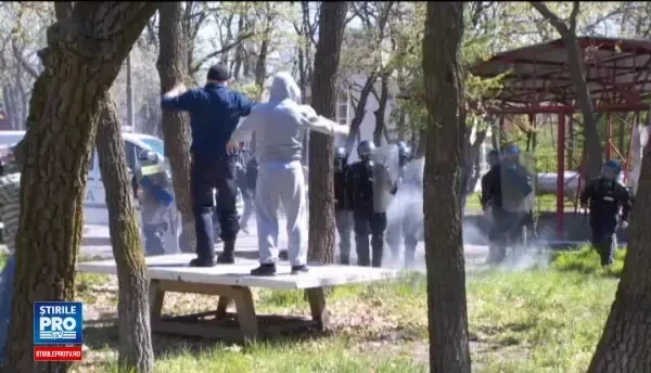 Exercitiu complex al cadrelor MAI in Galati: Ne pregatim cotidian in astfel de situatii