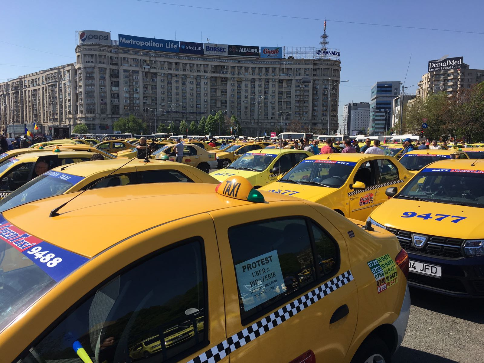 Protestul transportatorilor s-a încheiat mai devreme. Ar fi ajuns la o înțelegere cu Guvernul