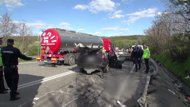 Soferul de TIR care a provocat un accident cu 5 morti in Olt ramasese fara permis cu cateva ore inainte de tragedie
