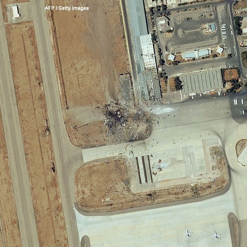 Explozie puternica in apropierea aeroportului international din Damasc. Cine ar fi lansat atacul