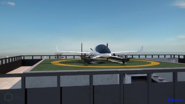 O companie de taximetrie va lansa, in mai putin de trei ani, taxiul zburator. Unde va circula