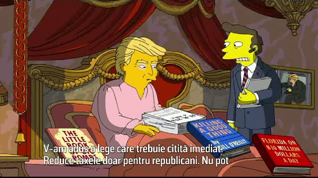 Cele 100 de zile sub mandatul presedintelui Donald Trump, prezentate de "Familia Simpson" intr-un filmulet extrem de amuzant