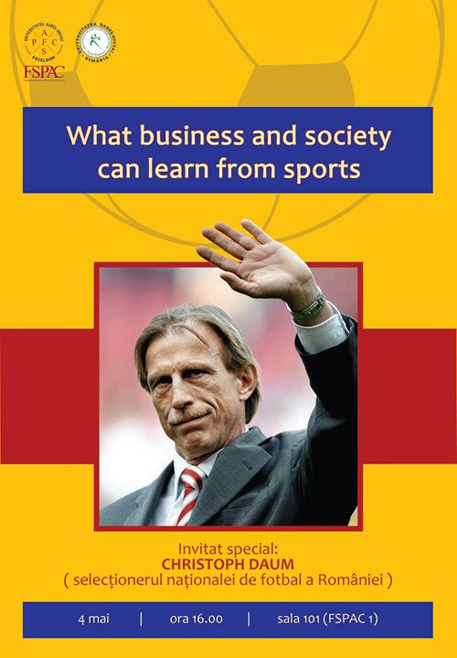 Antrenorul echipei nationale de fotbal a Romaniei vine la UBB