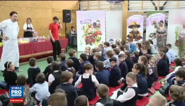 Sanatatea incepe din farfurie. Un bucatar va merge prin 15 scoli din tara ca sa-i invete pe copii cum sa manance sanatos