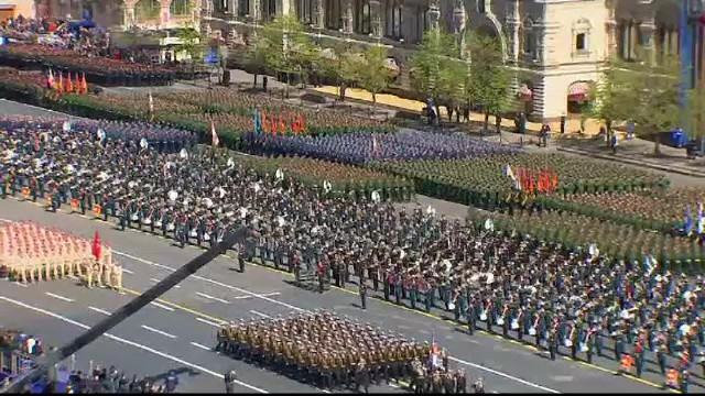 Rusii fac pregatiri pentru sarbatoarea dedicata infrangerii Germaniei naziste. Parade in Moscova si in alte 26 de orase
