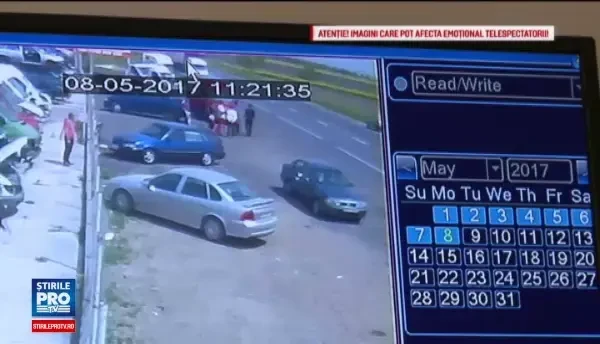 Trei adulti si un copil, loviti in plin de o soferita neatenta, langa Buzau. Tanara are permis de sofer profesionist