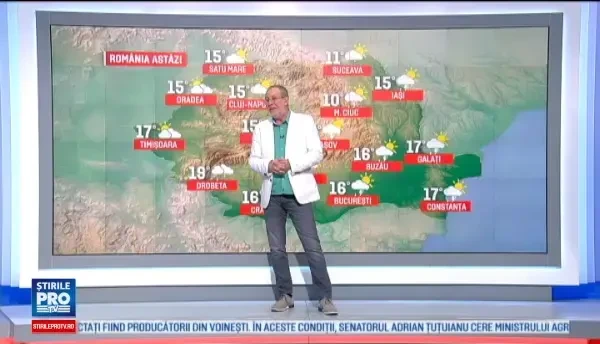 Va ploua abundent, iar miercuri va fi o zi extrem de rece in toata tara. Prognoza pentru urmatoarele trei zile