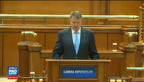 Mesajul lui Klaus Iohannis catre politicienii din Parlament: