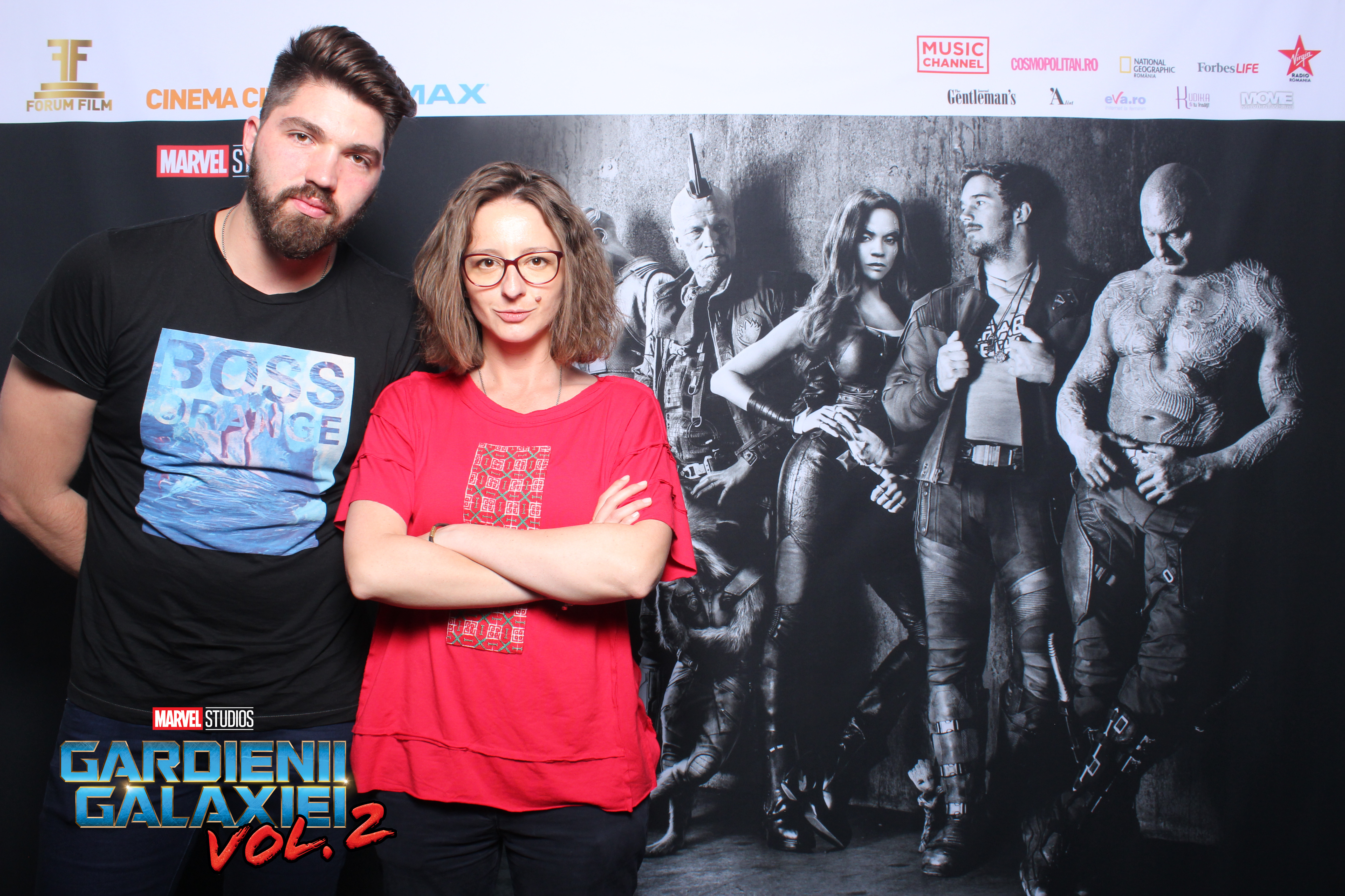 La avanpremiera filmului „Gardienii Galaxiei Vol. 2”, vedetele au testat reteta Marvel: adrenalina si umor