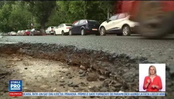 Dupa o primavara capricioasa, Bucurestiul este din nou plin de gropi. Pe unele strazi se circula mai rau ca pe camp