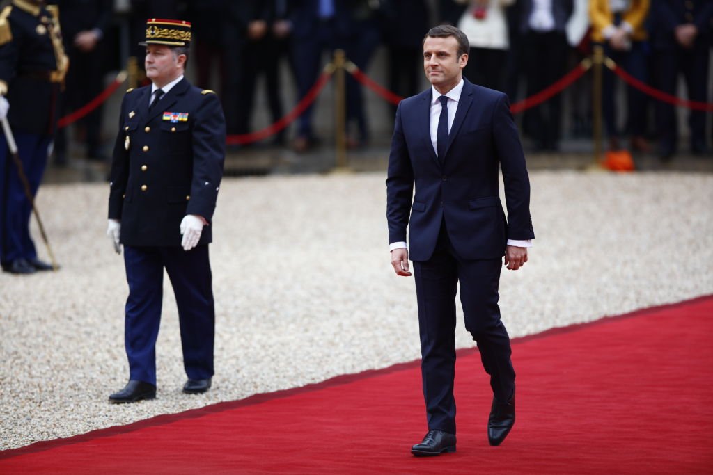 Emmanuel Macron, Brigitte Macron, Louis Vuitton