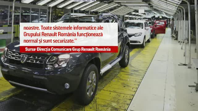 Institutiile din Romania care au fost victimele virusului "WannaCry". Cea mai mare lovitura, la fabrica Dacia din Mioveni