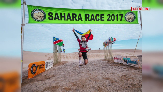 Un pompier din Botosani a alergat pentru copiii cu autism la ultramaratonul Sahara Race. Locul ocupat de Iulian Rotaru