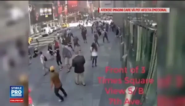 Agresorul din Times Square practica Scientologia si era convins ca vine sfarsitul lumii. Noi imagini socante cu atacul