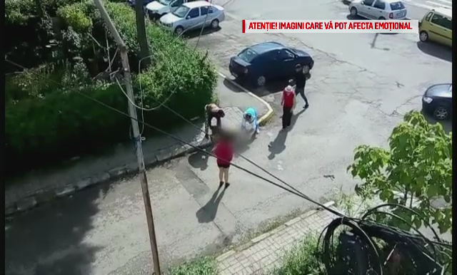 Un Bichon a fost atacat de un pitbull, sub privirile stapanilor lor. Totul s-a intamplat pe o strada din Targoviste. VIDEO