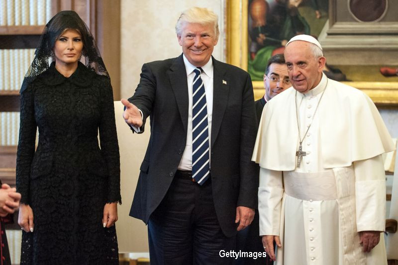 Intalnirea dintre Donald Trump si Papa Francisc