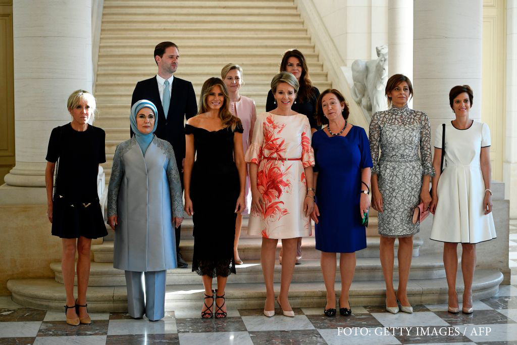 primele doamne la reuniunea NATO de la Bruxelles