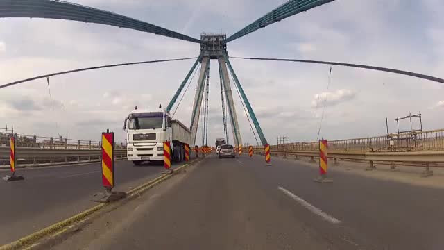 Podul de la Agigea, reparat dupa 4 ani de santier. Autoritatile spun ca se va circula pe 4 benzi