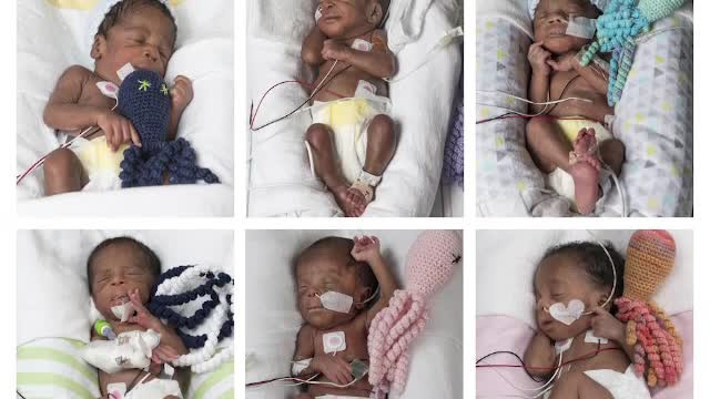 Timp de 17 ani s-a straduit din rasputeri sa aiba copii, dar nu reusea. O femeie din Nigeria a nascut 6 bebelusi dintr-o data
