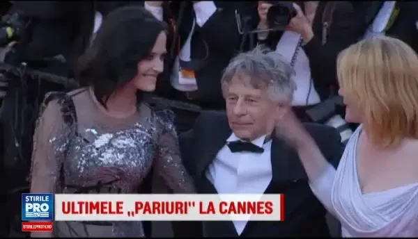 Roman Polanski, de mana cu doua femei la Cannes 2017, sotia si Eva Green: E greu sa fii regizorul propriei neveste!