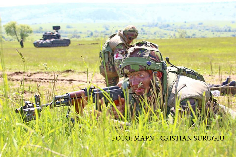 exercitiu militar la Smardan